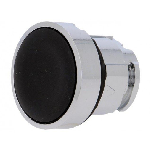 ZB4BA2; Switch: push-button; Stabl.pos: 1; 22mm; black; Illumin: none; IP66; SCHNEIDER ELECTRIC