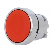 ZB4BA4; Switch: push-button; Stabl.pos: 1; 22mm; red; Illumin: none; IP66; SCHNEIDER ELECTRIC
