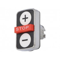 ZB4BA71115; Switch: triple; Stabl.pos: 1; 22mm; white/red/white; Illumin: none; SCHNEIDER ELECTRIC