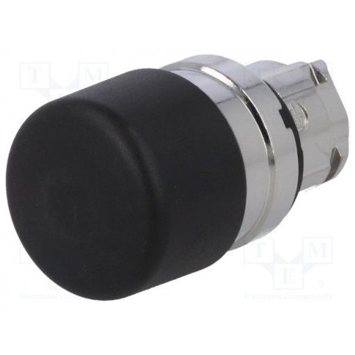 ZB4BC24; Switch: push-button; Stabl.pos: 1; 22mm; black; Illumin: none; IP66; SCHNEIDER ELECTRIC