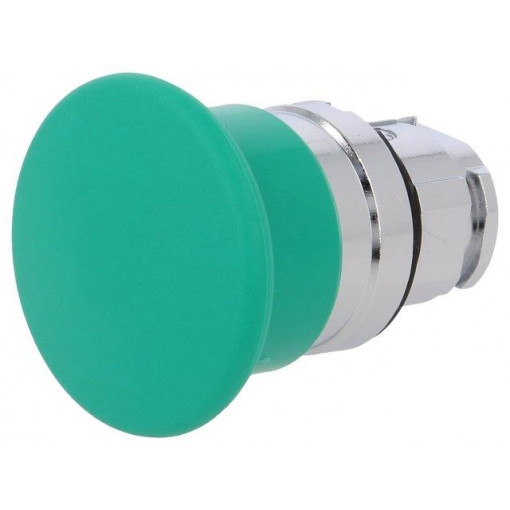 ZB4BC3; Switch: push-button; Stabl.pos: 1; 22mm; green; Illumin: none; IP66; SCHNEIDER ELECTRIC
