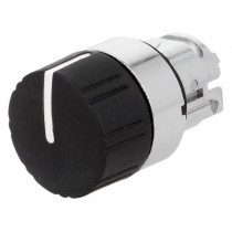 ZB4BD59; Switch: rotary; Stabl.pos: 1; 22mm; black; Illumin: none; IP66; Pos: 3; SCHNEIDER ELECTRIC