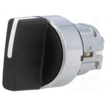 ZB4BD7; Switch: rotary; Stabl.pos: 2; 22mm; black; Illumin: none; IP66; Pos: 3; SCHNEIDER ELECTRIC
