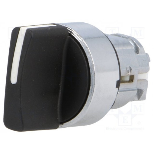 ZB4BD7; Switch: rotary; Stabl.pos: 2; 22mm; black; Illumin: none; IP66; Pos: 3; SCHNEIDER ELECTRIC