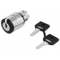 ZB4BG02; Switch: rotary with key; Stabl.pos: 2; 22mm; black; Illumin: none; SCHNEIDER ELECTRIC