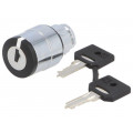 ZB4BG6; Switch: rotary with key; Stabl.pos: 1; 22mm; black; Illumin: none; SCHNEIDER ELECTRIC