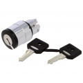 ZB4BG7; Switch: rotary with key; Stabl.pos: 1; 22mm; black; Illumin: none; SCHNEIDER ELECTRIC