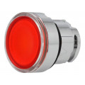 ZB4BH043; Switch: push-button; Stabl.pos: 2; 22mm; red; IP66; Pushbutton: flat; SCHNEIDER ELECTRIC