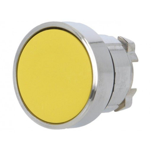 ZB4BH05; Switch: push-button; Stabl.pos: 2; 22mm; yellow; Illumin: none; IP66; SCHNEIDER ELECTRIC