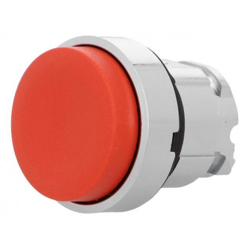 ZB4BL4; Switch: push-button; Stabl.pos: 1; 22mm; red; Illumin: none; IP66; SCHNEIDER ELECTRIC