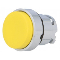 ZB4BL5; Switch: push-button; Stabl.pos: 1; 22mm; yellow; Illumin: none; IP66; SCHNEIDER ELECTRIC