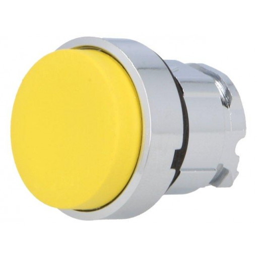 ZB4BL5; Switch: push-button; Stabl.pos: 1; 22mm; yellow; Illumin: none; IP66; SCHNEIDER ELECTRIC