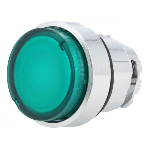 ZB4BW13; Switch: push-button; Stabl.pos: 1; 22mm; green; Illumin: ZBV6; IP66; SCHNEIDER ELECTRIC
