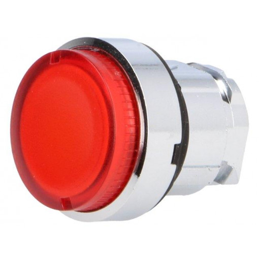 ZB4BW14; Switch: push-button; Stabl.pos: 1; 22mm; red; Illumin: ZBV6; IP66; SCHNEIDER ELECTRIC