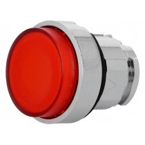 ZB4BW143; Switch: push-button; Stabl.pos: 1; 22mm; red; IP66; Pos: 2; Ø22mm; SCHNEIDER ELECTRIC