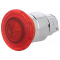 ZB4BW443; Switch: push-button; Stabl.pos: 1; 22mm; red; IP66; Pos: 2; -25÷70°C; SCHNEIDER ELECTRIC