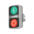 ZB4BW7A3741; Switch: double; Stabl.pos: 1; 22mm; green/red; IP66; Pos: 2; Ø22mm; SCHNEIDER ELECTRIC