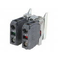ZB4BZ105; Contact block; 22mm; Harmony XB4; -25÷70°C; front fixing; SCHNEIDER ELECTRIC