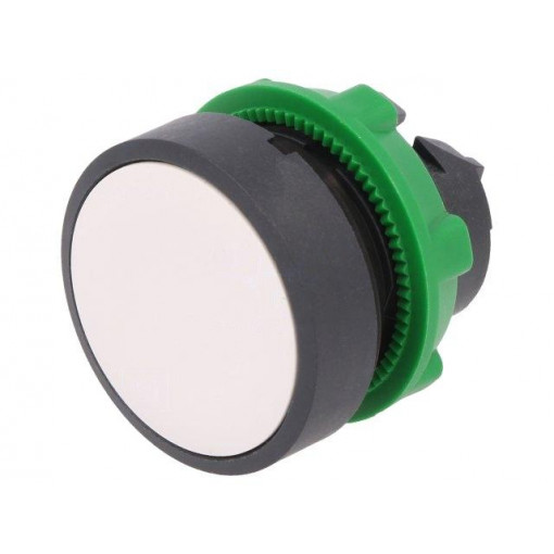 ZB5AA1; Switch: push-button; Stabl.pos: 1; 22mm; white; Illumin: none; IP66; SCHNEIDER ELECTRIC