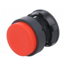 ZB5AL4; Switch: push-button; Stabl.pos: 1; 22mm; red; Illumin: none; IP66; SCHNEIDER ELECTRIC