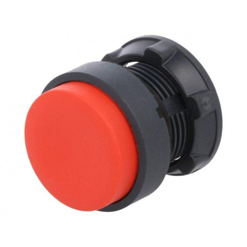 ZB5AL4; Switch: push-button; Stabl.pos: 1; 22mm; red; Illumin: none; IP66; SCHNEIDER ELECTRIC