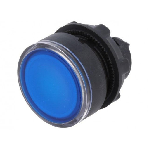 ZB5AW363; Switch: push-button; Stabl.pos: 1; 22mm; blue; IP66; Pos: 2; Ø22mm; SCHNEIDER ELECTRIC