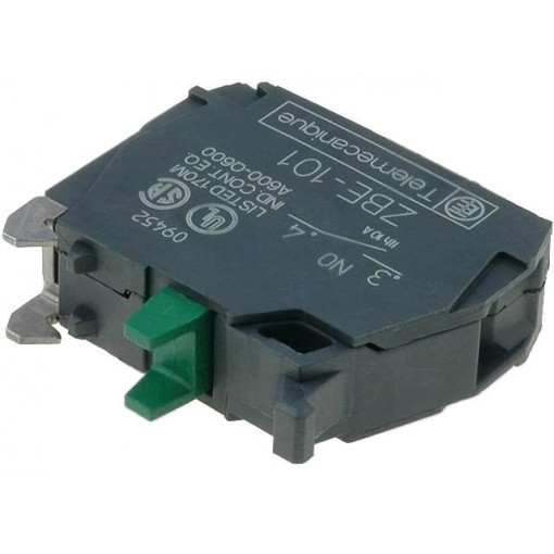 ZBE101; Contact block; 22mm; Harmony XB4; -25÷70°C; front fixing; SCHNEIDER ELECTRIC