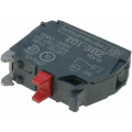ZBE102; Contact block; 22mm; Harmony XB4; -25÷70°C; front fixing; SCHNEIDER ELECTRIC