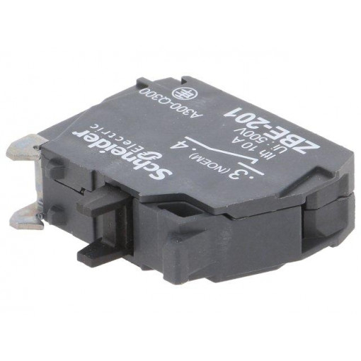 ZBE201; Contact block; 22mm; Harmony XB4; -25÷70°C; front fixing; SCHNEIDER ELECTRIC