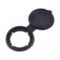 ZBSP1; Cover; 22mm; Harmony XB5; -40÷70°C; Ø22mm; IP65; Colour: black; SCHNEIDER ELECTRIC ZBSP1; Cover; 22mm; Harmony XB5; -40÷70°C; Ø22mm; IP65; Colour: black; SCHNEIDER ELECTRIC