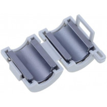 ZCAT1518-0730; Ferrite: two-piece; on round cable; A: 22mm; B: 18mm; C: 7mm; D: 15mm; TDK