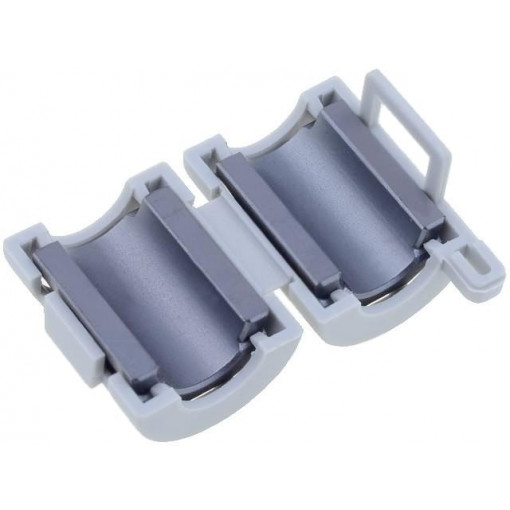 ZCAT1518-0730; Ferrite: two-piece; on round cable; A: 22mm; B: 18mm; C: 7mm; D: 15mm; TDK