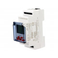 ZCM-12; Programmable time switch; Range: 24h / 7days; DPDT; 230VAC; DIN; ZAMEL
