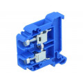 ZG-G10 A11-8306; Splice terminal: rail; 0.5÷10mm2; ways: 1; terminals: 2; blue; TS35; POKÓJ