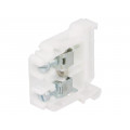ZG-G10 A11-8302; Splice terminal: rail; 0.5÷10mm2; ways: 1; terminals: 2; white; TS35; POKÓJ