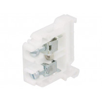 ZG-G10 A11-8302; Splice terminal: rail; 0.5÷10mm2; ways: 1; terminals: 2; white; TS35; POKÓJ