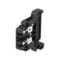 ZG-G2,5 A11-8103; Splice terminal: rail; 0.5÷2.5mm2; ways: 1; terminals: 2; black; POKÓJ