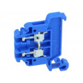 ZG-G2,5 A11-8106; Splice terminal: rail; 0.5÷2.5mm2; ways: 1; terminals: 2; blue; TS35; POKÓJ ZG-G2,5 A11-8106; Splice terminal: rail; 0.5÷2.5mm2; ways: 1; terminals: 2; blue; TS35; POKÓJ