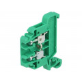 ZG-G2,5 A11-8105; Splice terminal: rail; 0.5÷2.5mm2; ways: 1; terminals: 2; green; POKÓJ ZG-G2,5 A11-8105; Splice terminal: rail; 0.5÷2.5mm2; ways: 1; terminals: 2; green; POKÓJ