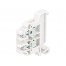 ZG-G4 A11-8208; Splice terminal: rail; 0.5÷4mm2; ways: 1; terminals: 2; grey; TS35; POKÓJ