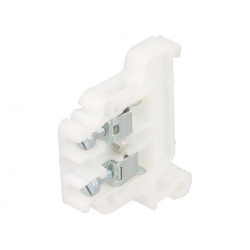 ZG-G4 A11-8202; Splice terminal: rail; 0.5÷4mm2; ways: 1; terminals: 2; white; TS35; POKÓJ