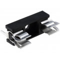 503.370; Fuse holder; cylindrical fuses; 5x20mm; 6.3A; Pitch: 22mm; 250V; ESKA