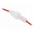 ZH9-20ZW; Fuse holder; cylindrical fuses; 5x20mm; Mounting: on cable; 23AWG; PROFFUSE