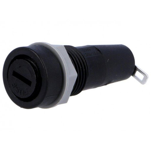 PTF/35; Fuse holder; cylindrical fuses; 5x20mm; 10A; Mounting: on panel; Stelvio Kontek PTF/35; Fuse holder; cylindrical fuses; 5x20mm; 10A; Mounting: on panel; Stelvio Kontek