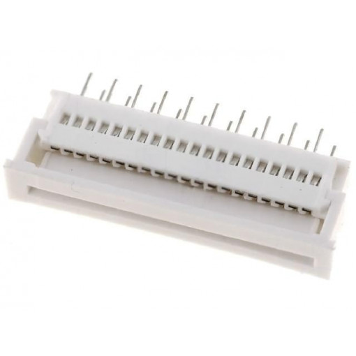 ZIF-20; Connector: FFC (FPC); straight; PIN: 20; ZIF; THT; Cable ph: 1.25mm; NINIGI