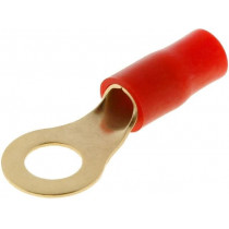 30.4700-12; Terminal: ring; M8; 10mm2; gold-plated; insulated; red; ACV