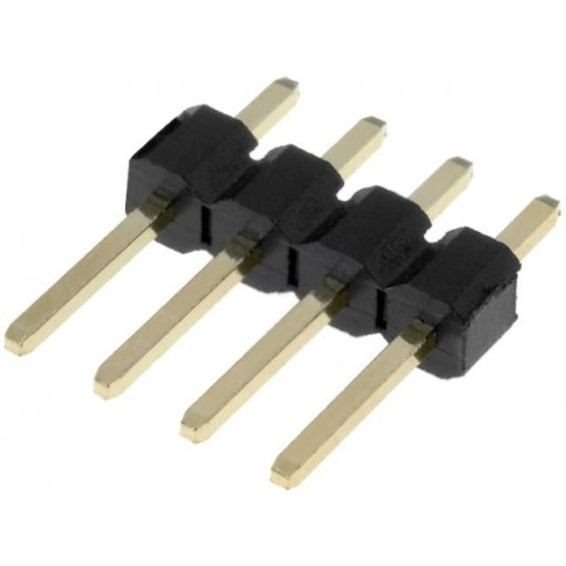 DS1021-1*4SF1-1; Pin header; pin strips; male; PIN: 4; straight; 2.54mm; THT; 1x4; CONNFLY