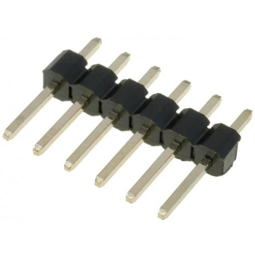 DS1021-1*6SF1-1; Pin header; pin strips; male; PIN: 6; straight; 2.54mm; THT; 1x6; CONNFLY