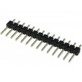 DS1021-1*14SF11; Pin header; pin strips; male; PIN: 14; straight; 2.54mm; THT; 1x14; CONNFLY DS1021-1*14SF11; Pin header; pin strips; male; PIN: 14; straight; 2.54mm; THT; 1x14; CONNFLY