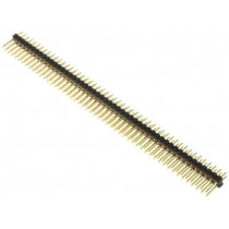 087-2-100-0-F-XS0-1260; Pin header; pin strips; male; PIN: 100; straight; 2.54mm; THT; 2x50; MPE GARRY 087-2-100-0-F-XS0-1260; Pin header; pin strips; male; PIN: 100; straight; 2.54mm; THT; 2x50; MPE GARRY